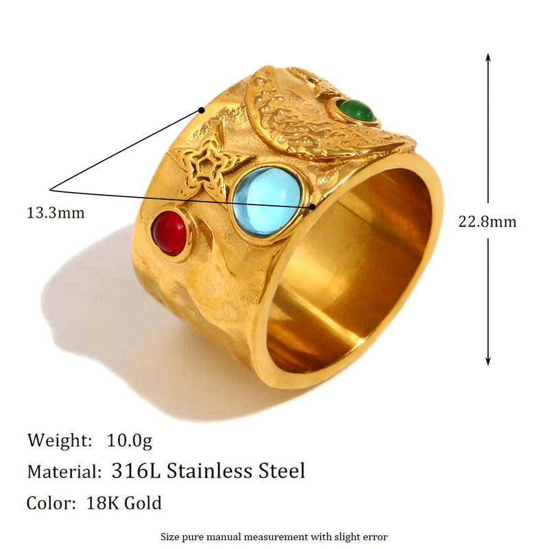Star Moon Wide Edge