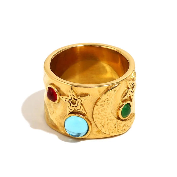 Star Moon Wide Edge
